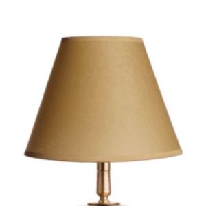 Tan Cone-Shaped Accent Lampshade